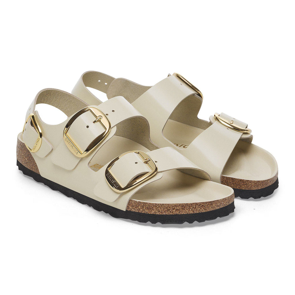 Milano Big Buckle Natural Leather Patent