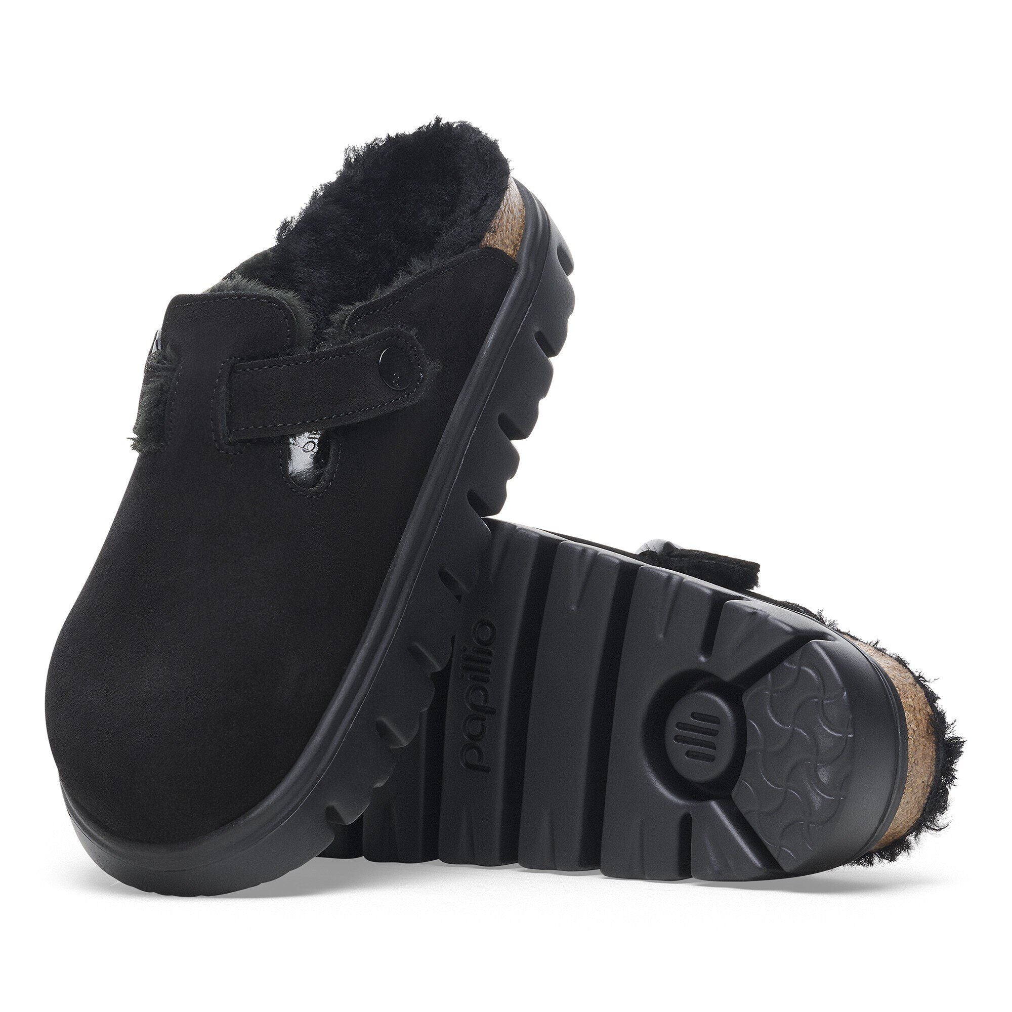 Boston PAP Chunky Shearling Suede Leather