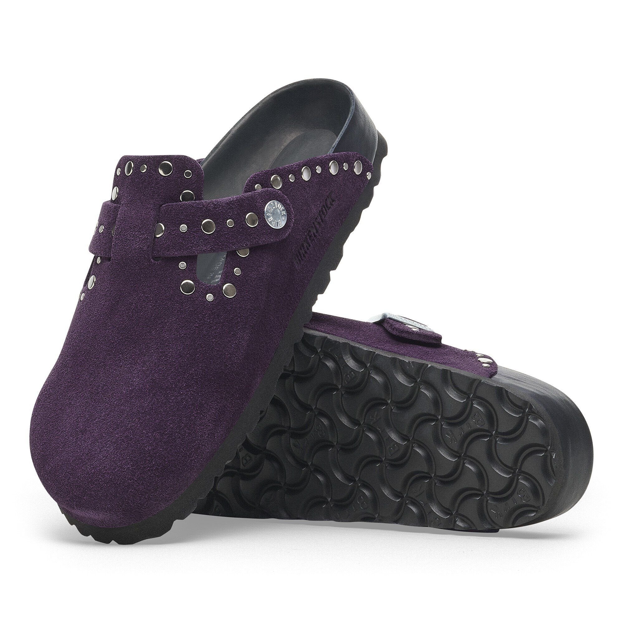 Boston Rivet Suede Leather