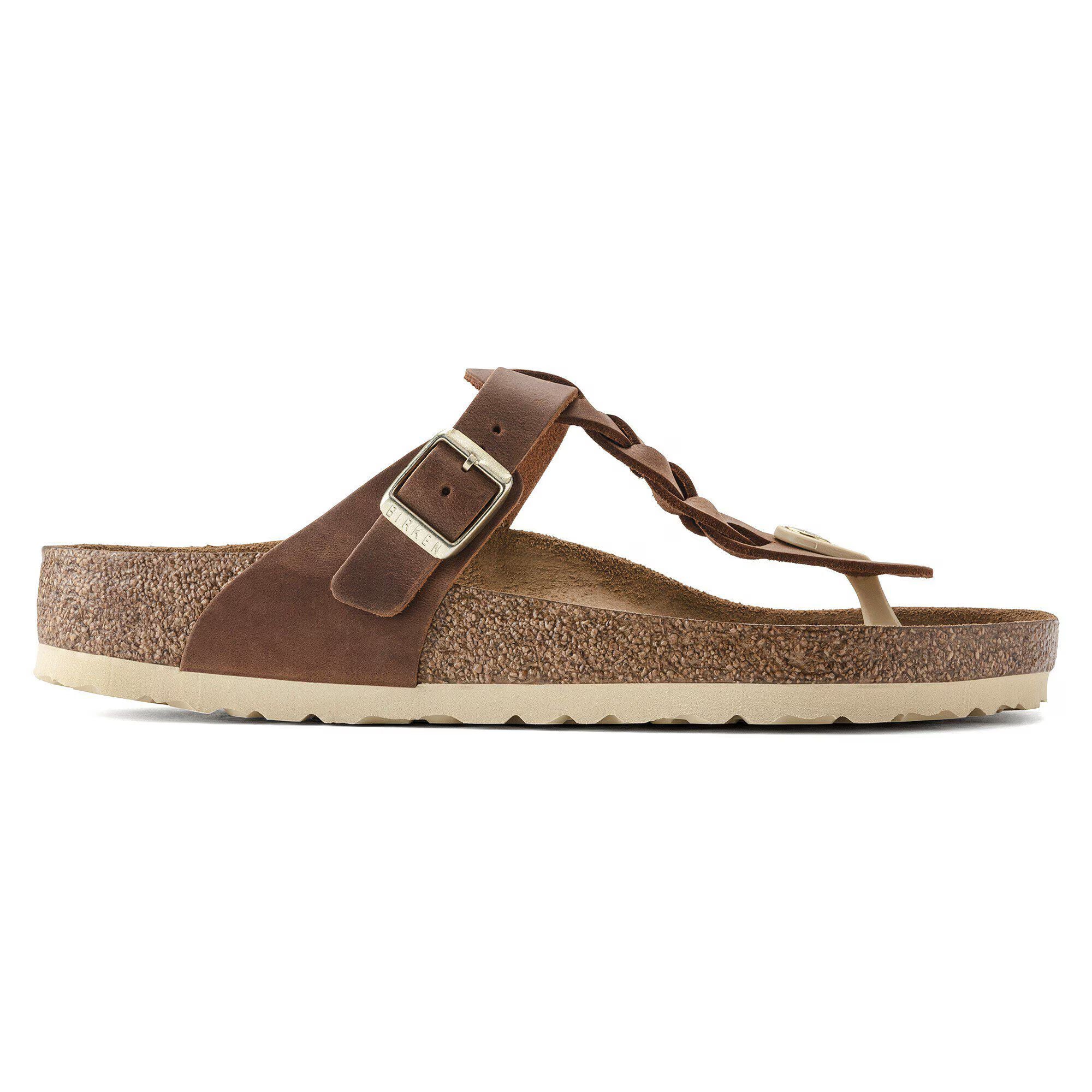 Gizeh Braided Natural Leather Oiled