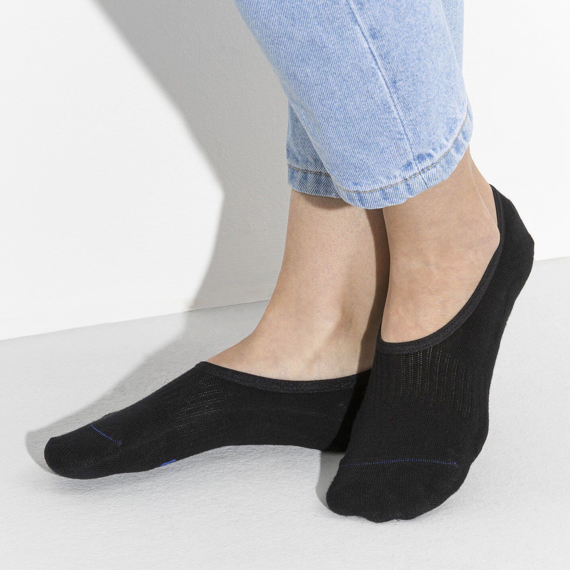 Cotton Sole Invisible Women Cotton/Polyamid/Elastane Black