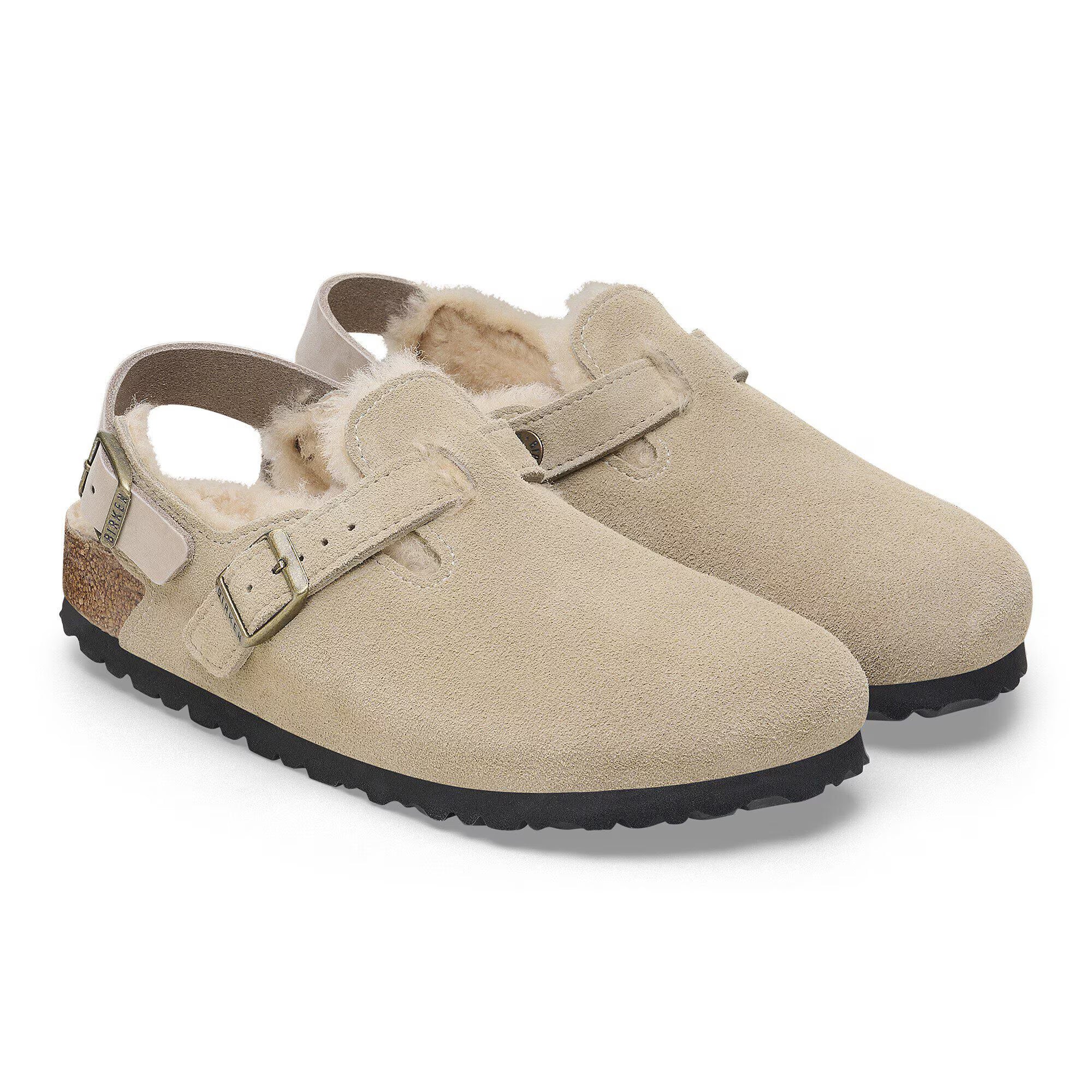 Tokio Shearling Suede Leather