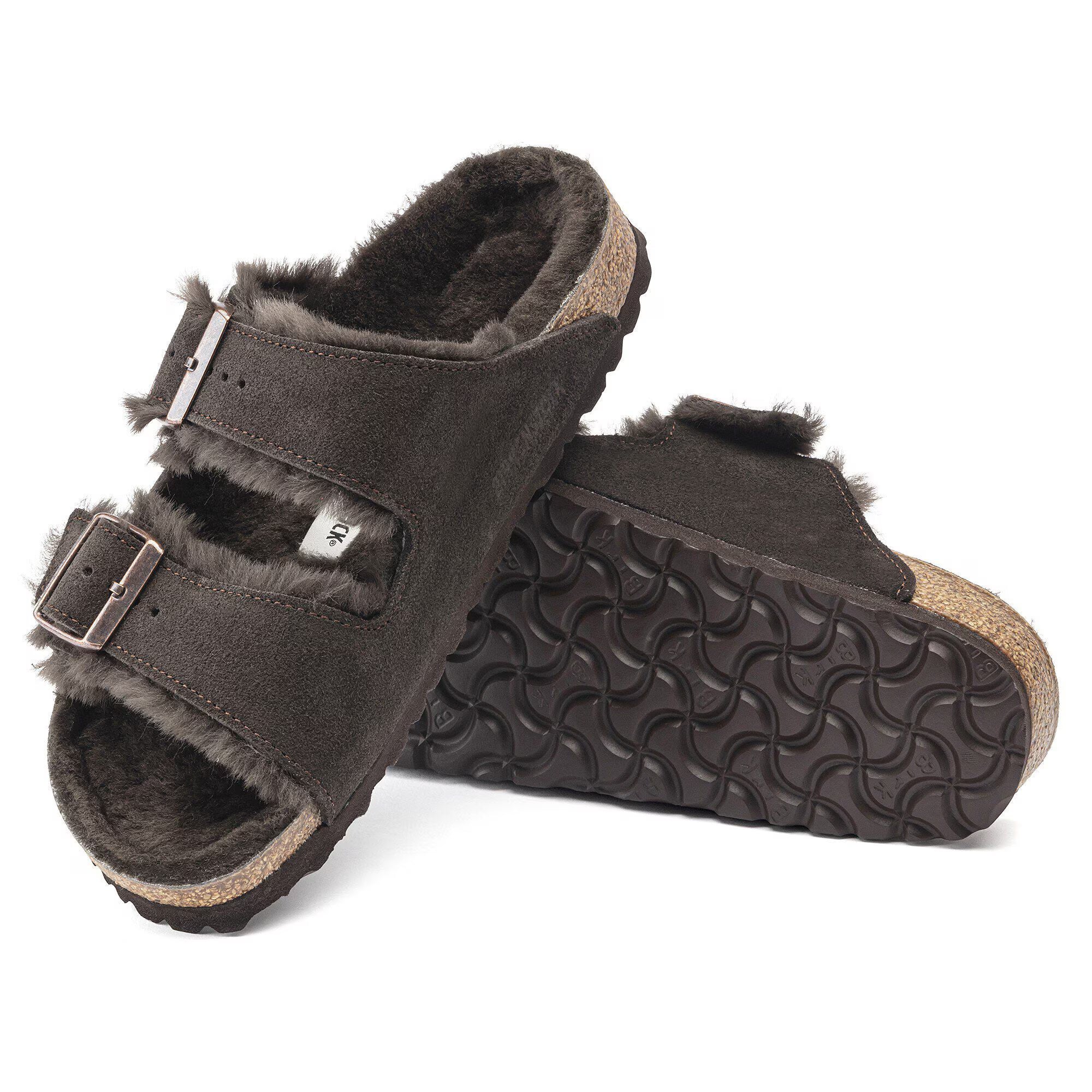 Arizona Shearling Suede Leather