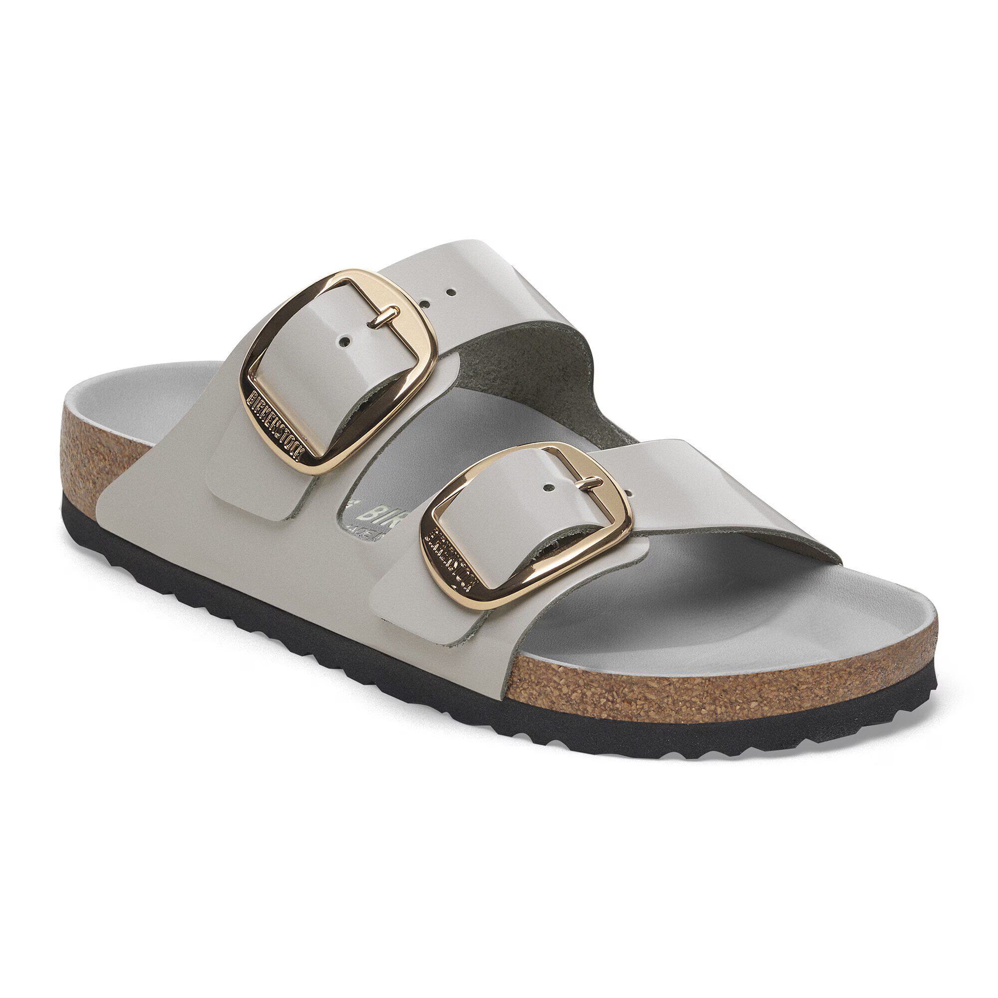 Arizona Big Buckle Natural Leather Patent
