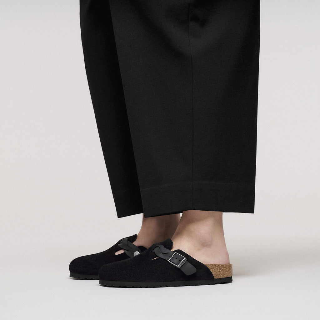 Boston Braided Suede Leather
