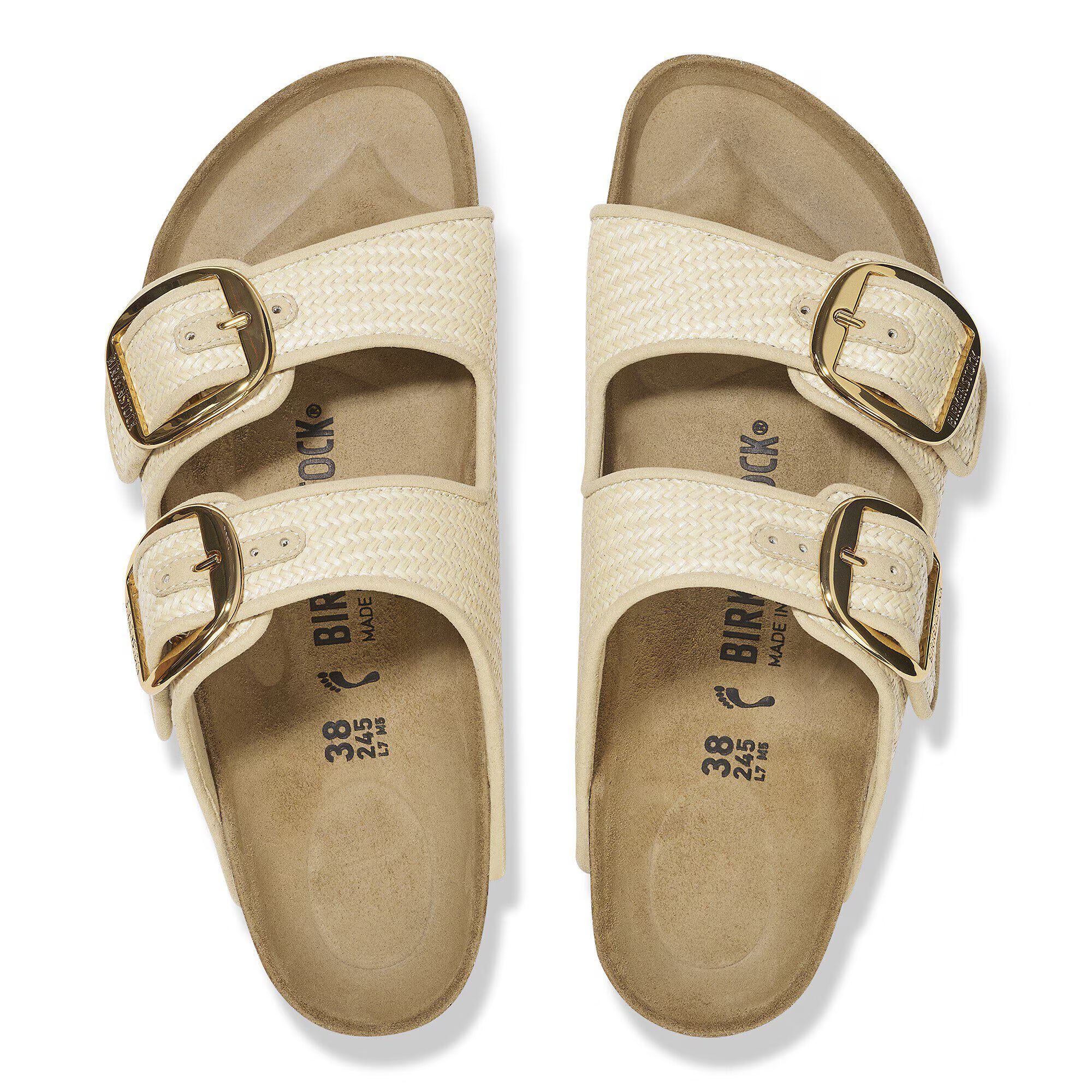 Arizona Big Buckle Raffia Textile