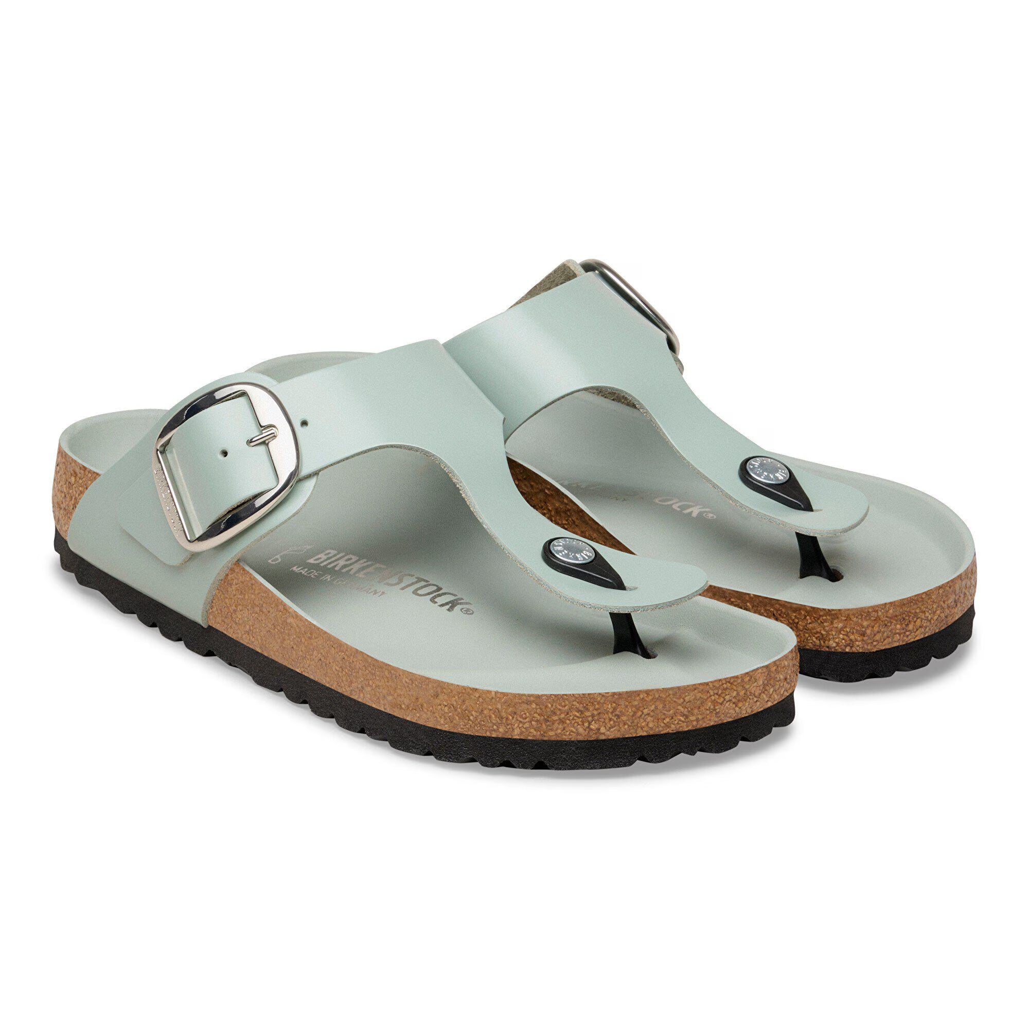 Gizeh Big Buckle Natural Leather Patent