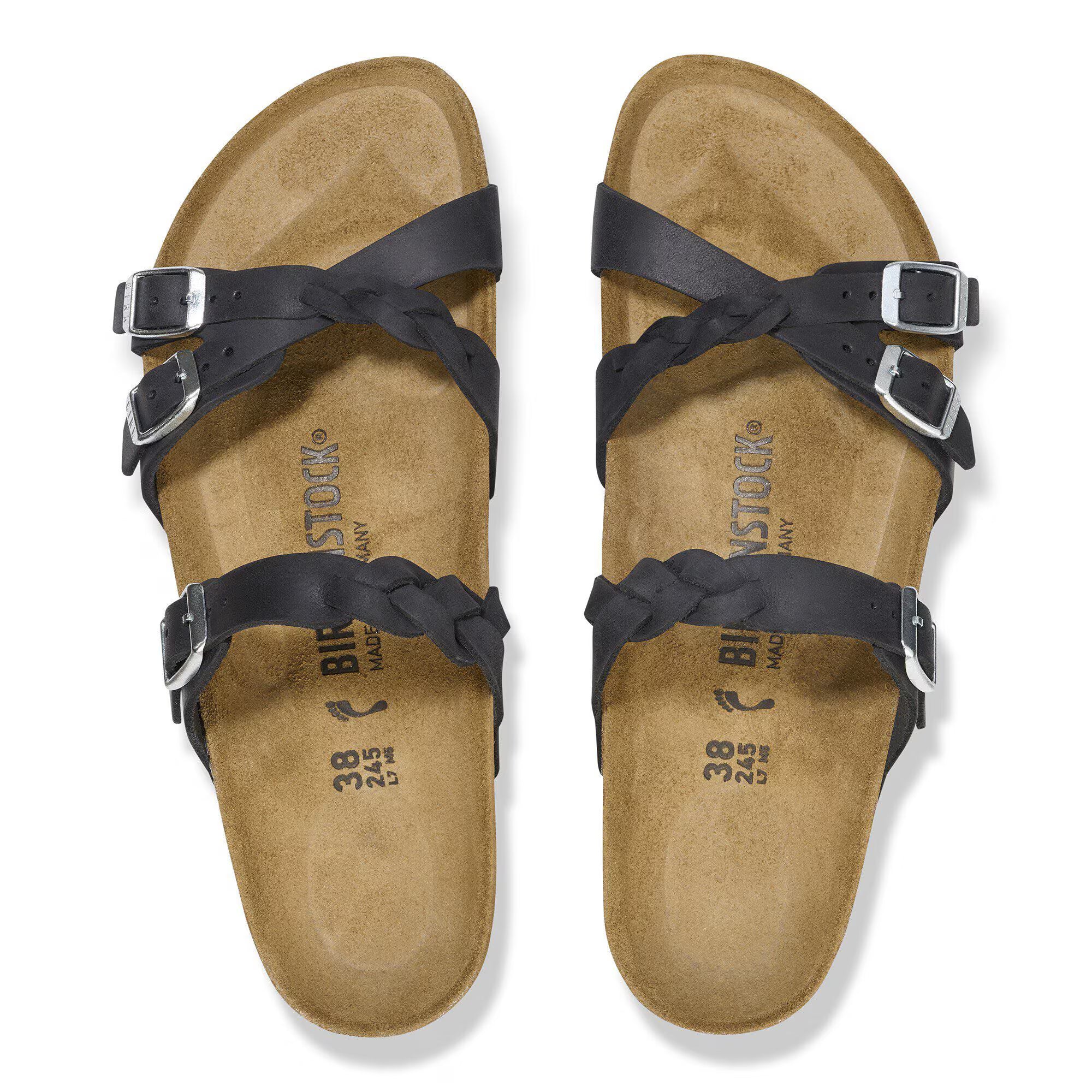 Franca Braided Natural Leather Oiled