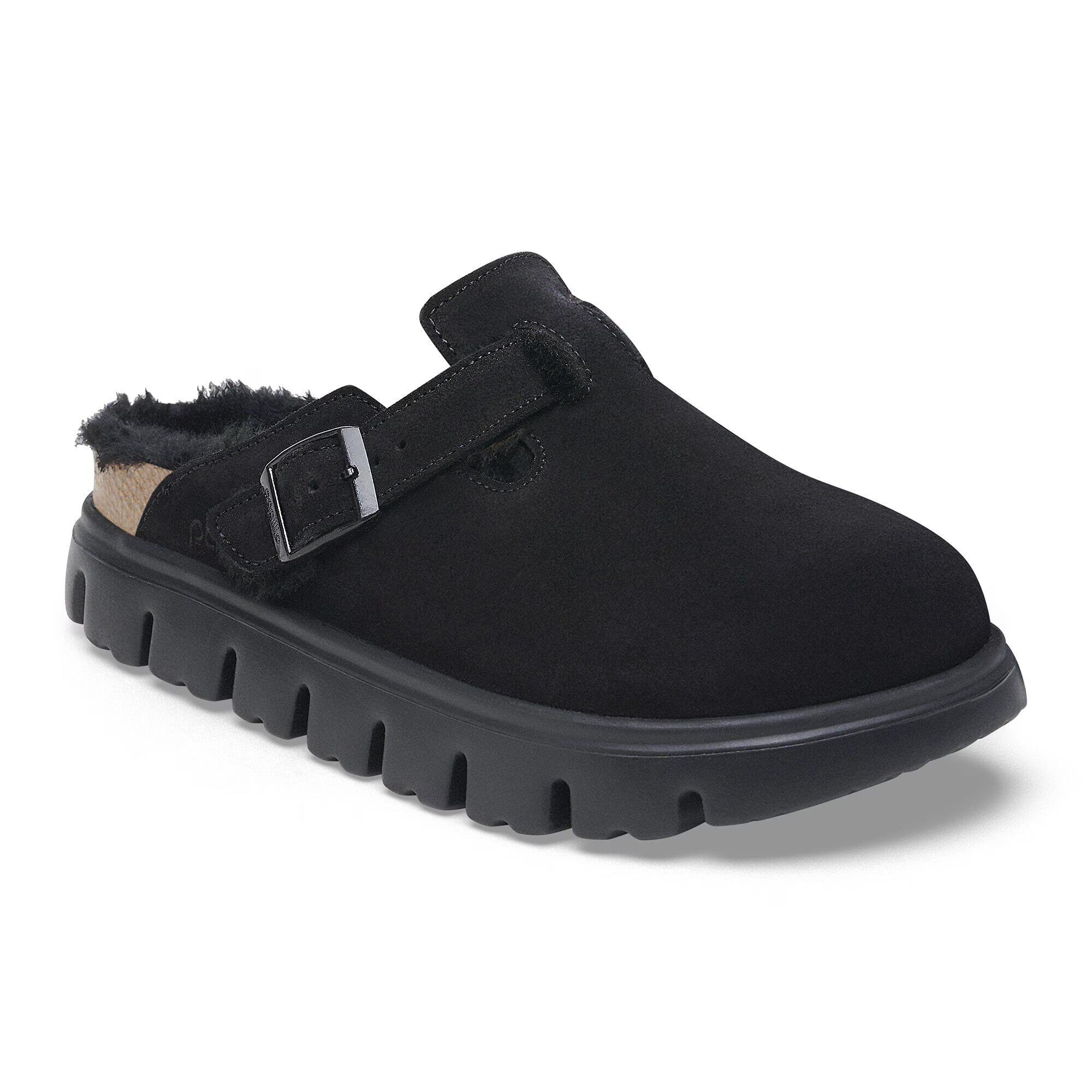 Boston PAP Chunky Shearling Suede Leather