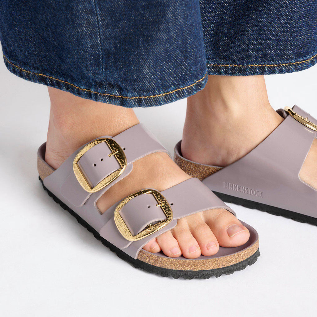 Arizona Big Buckle Natural Leather Patent