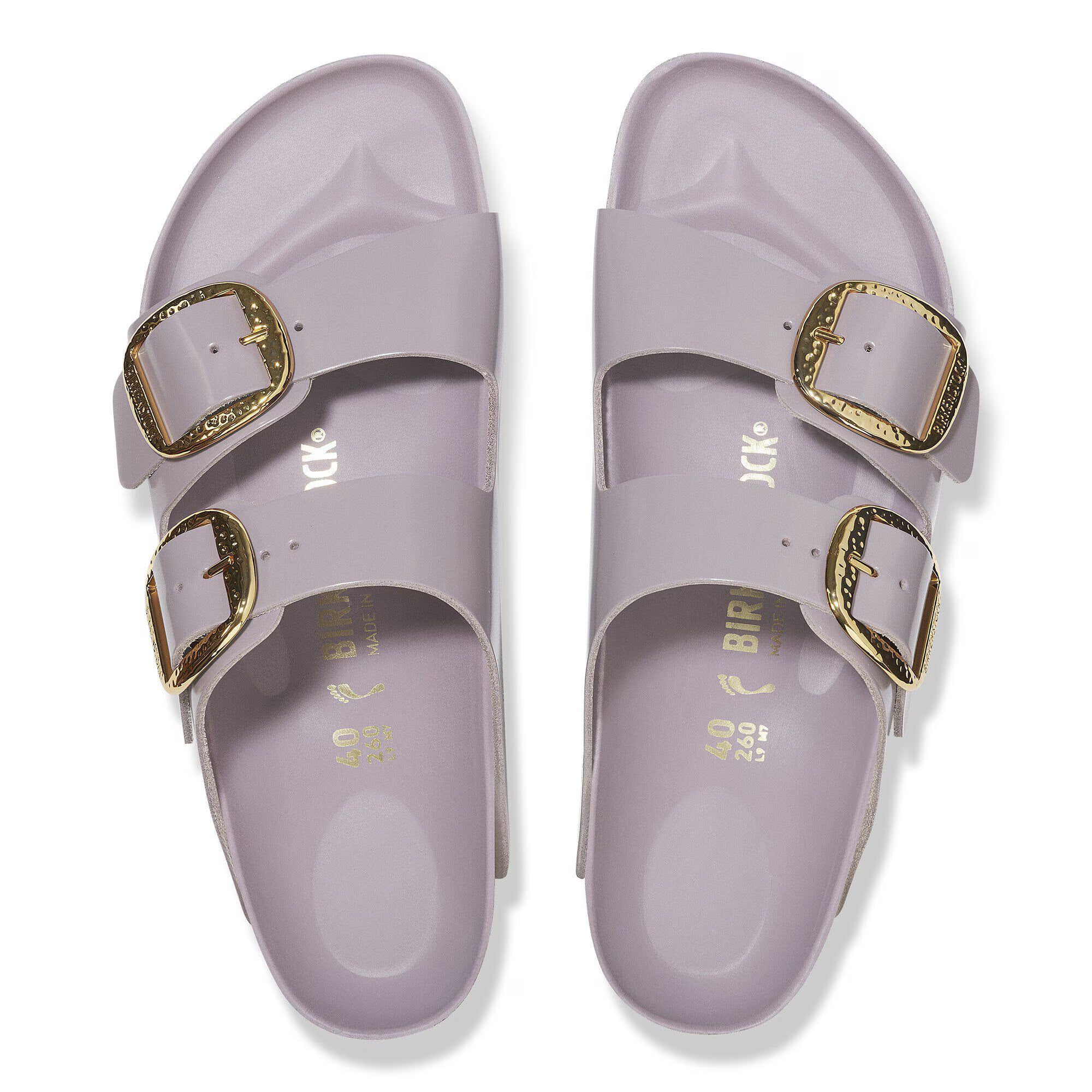 Arizona Big Buckle Natural Leather Patent