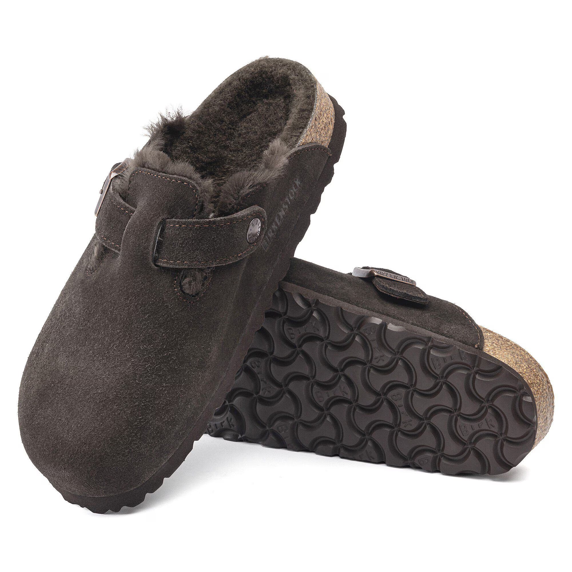 Boston Shearling Suede Leather