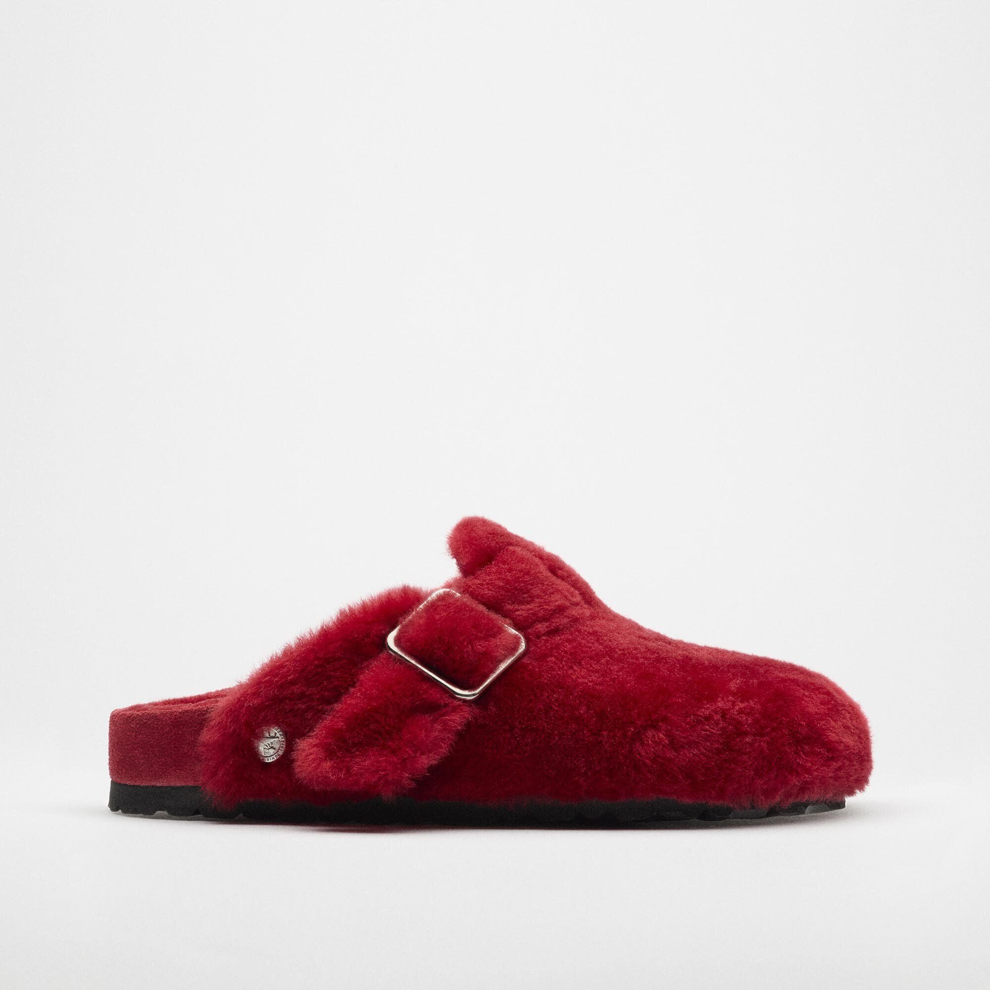 Boston 1774 Shearling Fur red