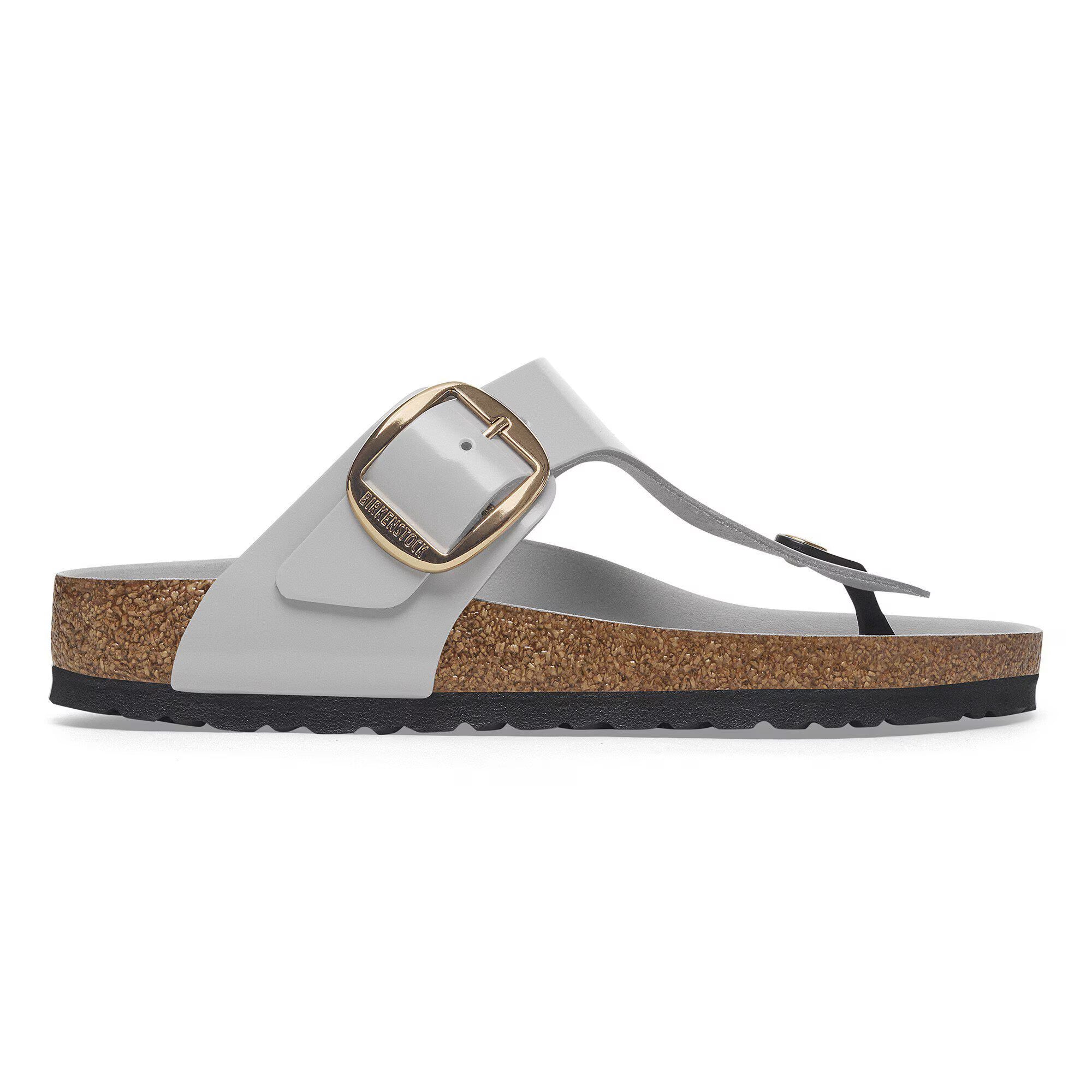Gizeh Big Buckle Natural Leather Patent